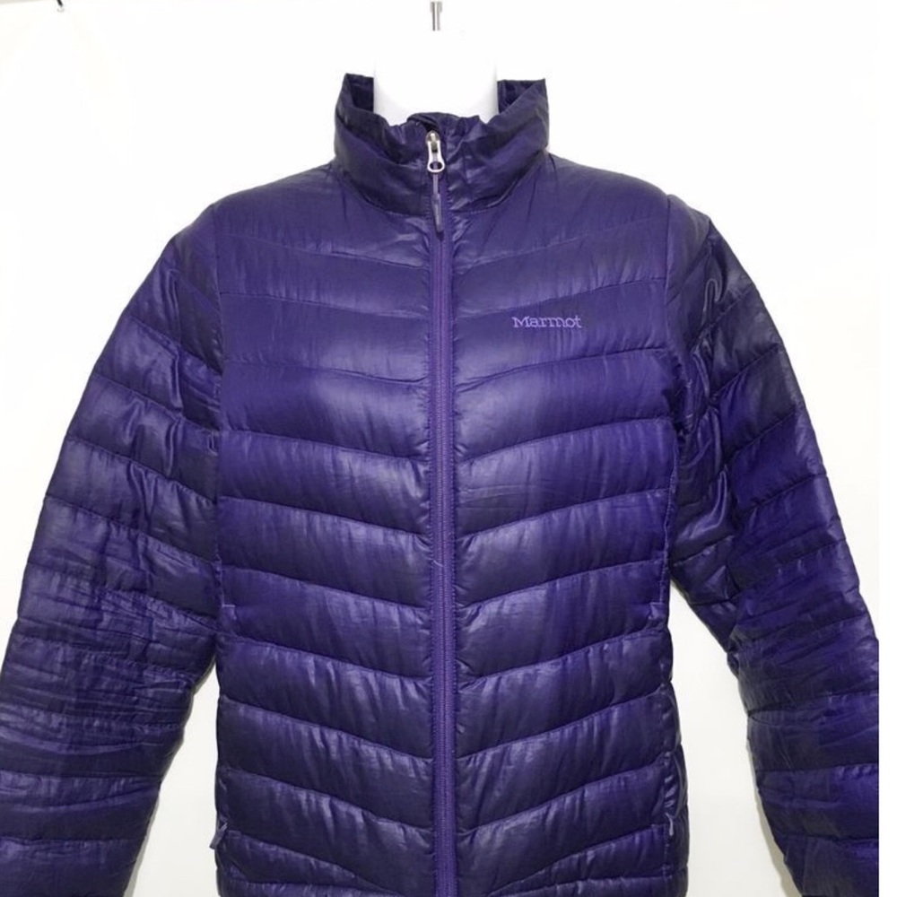 Marmot Purple Goose Down Jacket